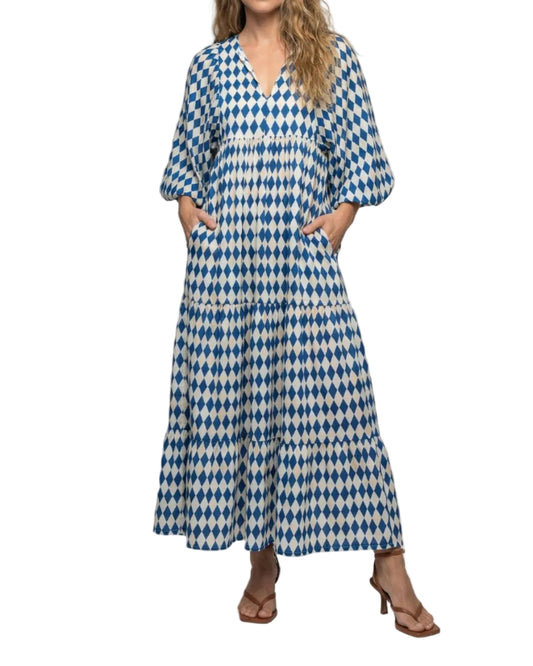 Women's Cotton Tiered Midi Dress Corvine